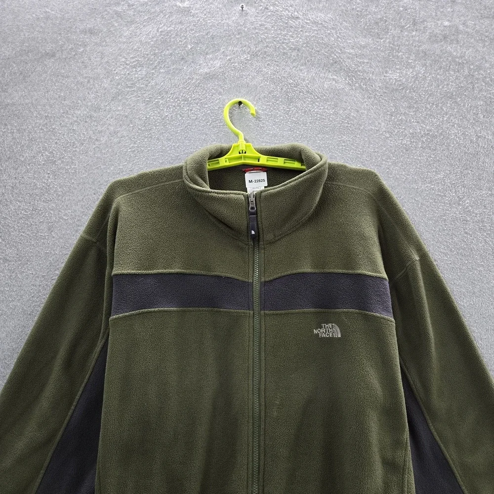 The North Face Men Jacket XXL Green Nylon Polyester TKA 200 Fleece‎ Activewear